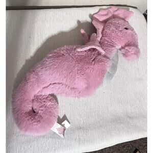 Aroma Home Pink Sea Horse Scent Heat Therapy Plush Stuffed Animal Toy 17"